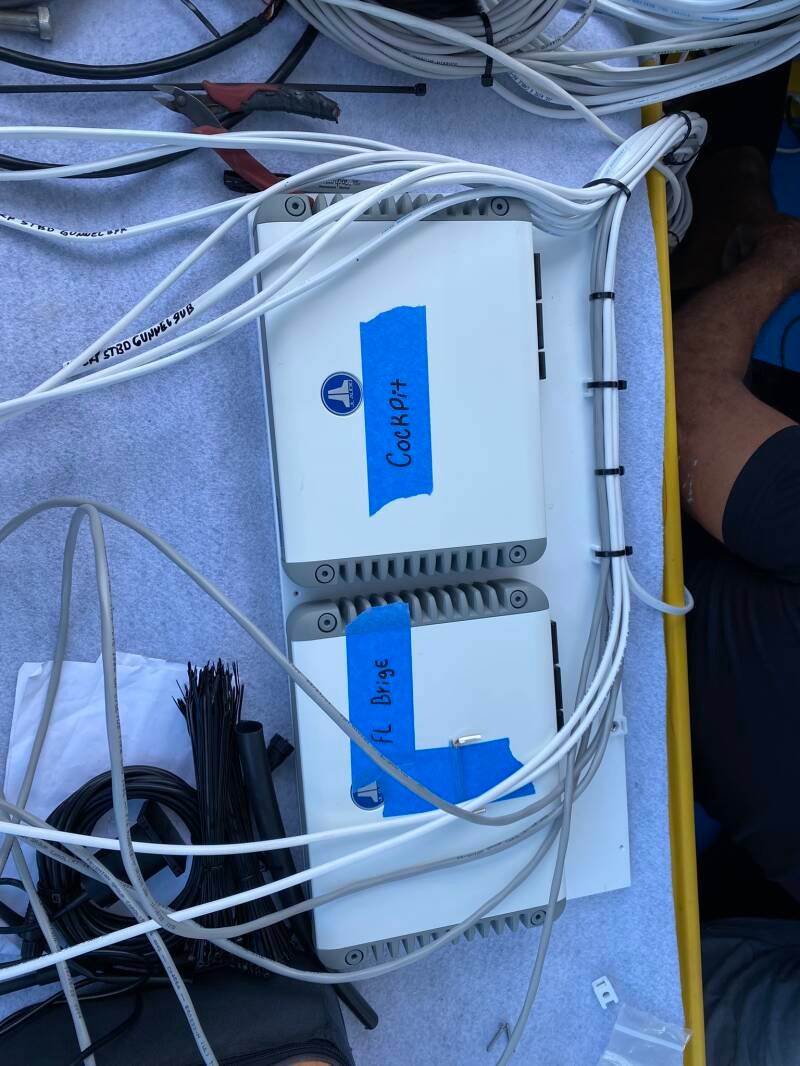 Amplifiers installation process