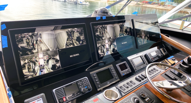 Camera on-board system 
