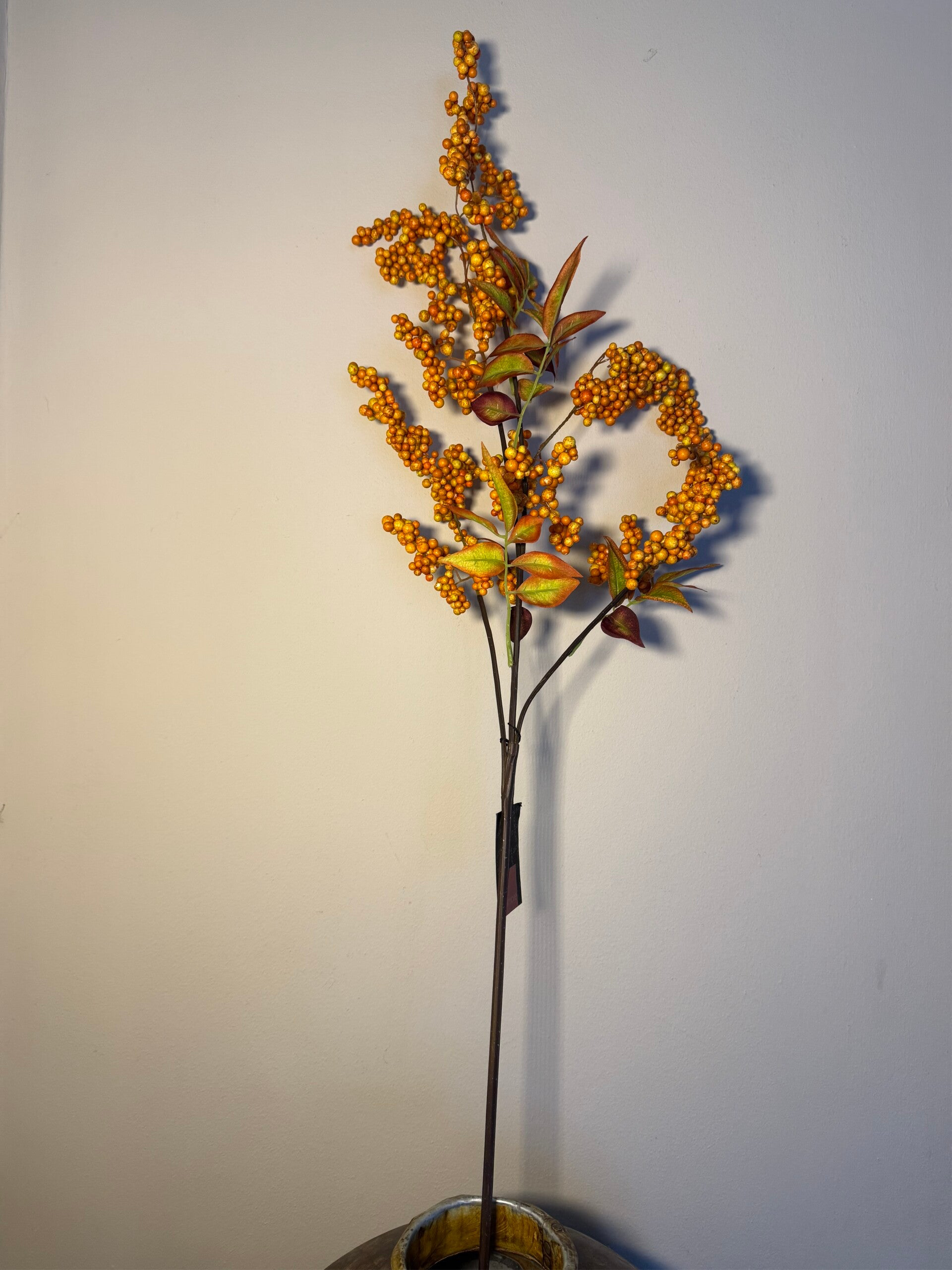Branch Berry 116cm orange