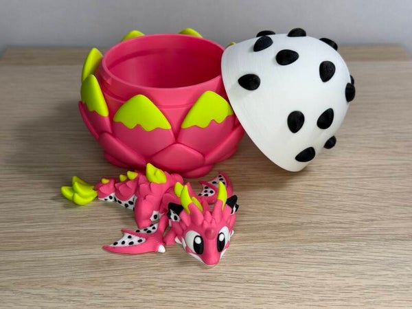 Dragonfruit ei met draak