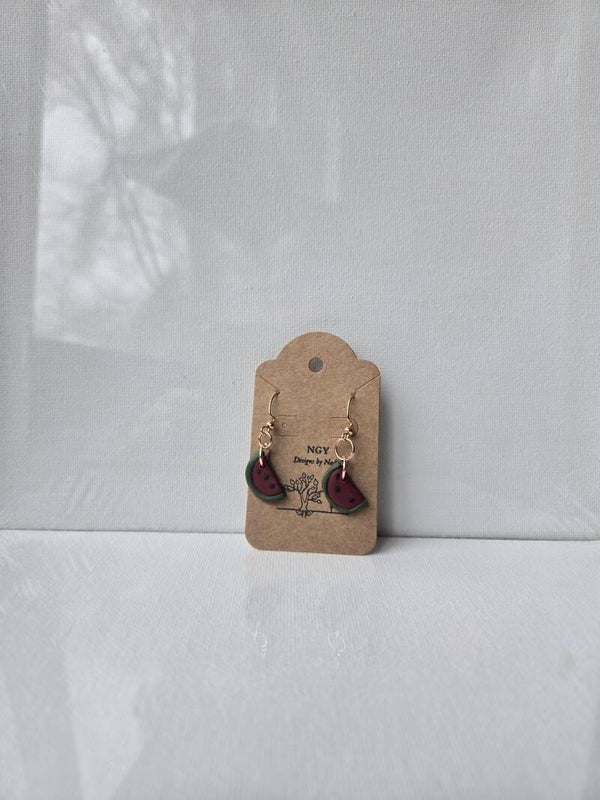 Watermelon Resistance - Polymer Clay Danglies