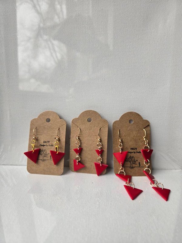 Resistance Triangles - Polymer Clay Danglies