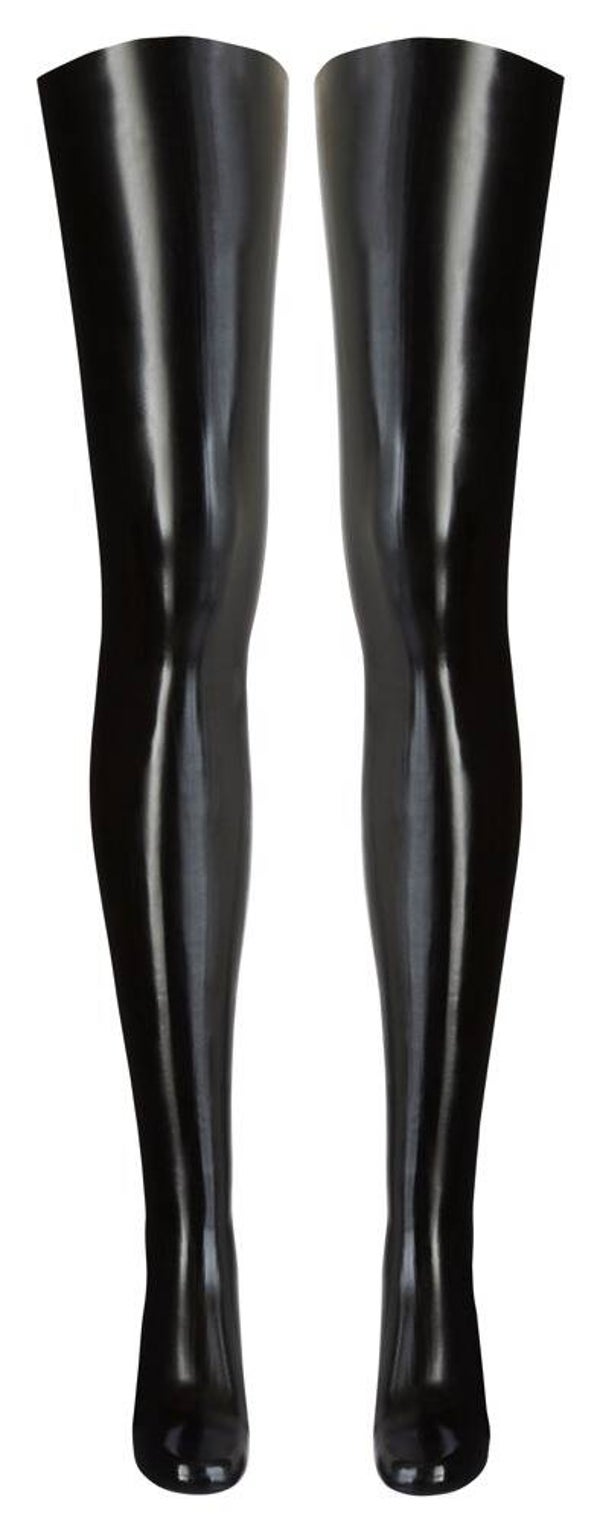 Dij-lange 100% Latex Kousen.