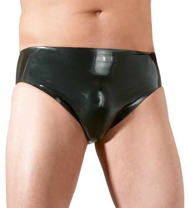 100% Latex Slip. Zwart.