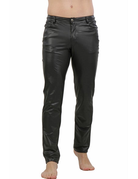 Nauwsluitende Wetlook Broek.