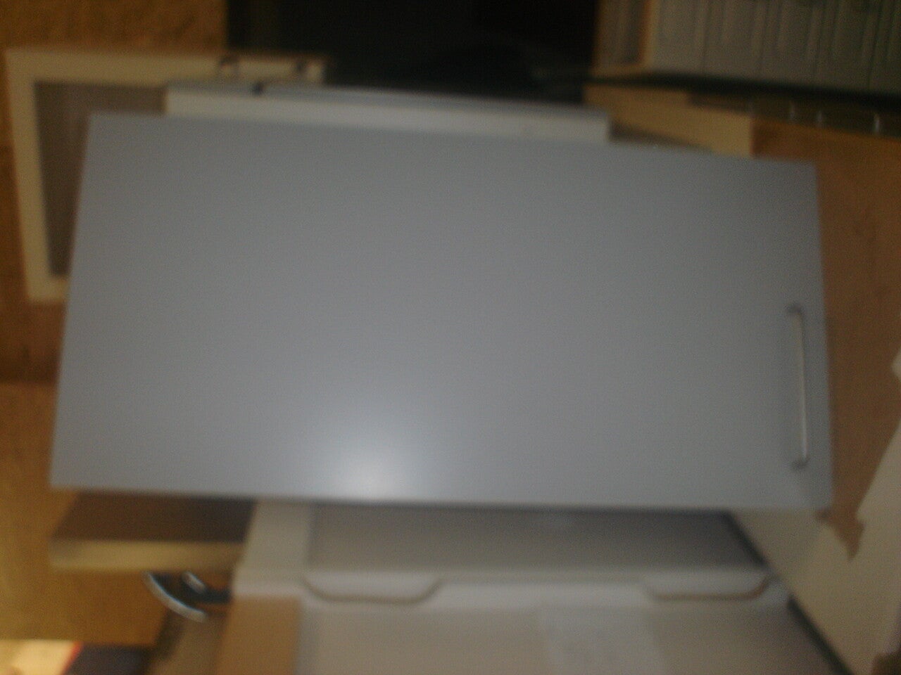 Keukenkasten lichtgrijs