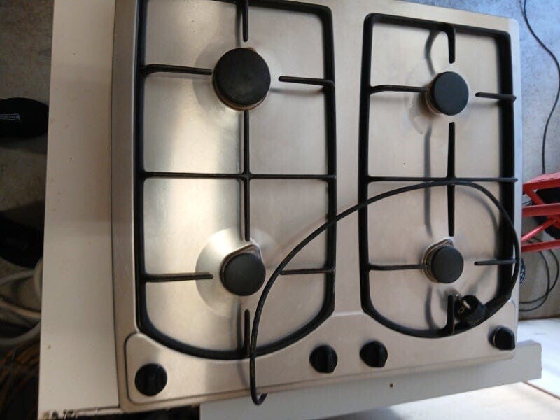 Pelgrim inbouw gaskookplaat RVS – 4 pits
