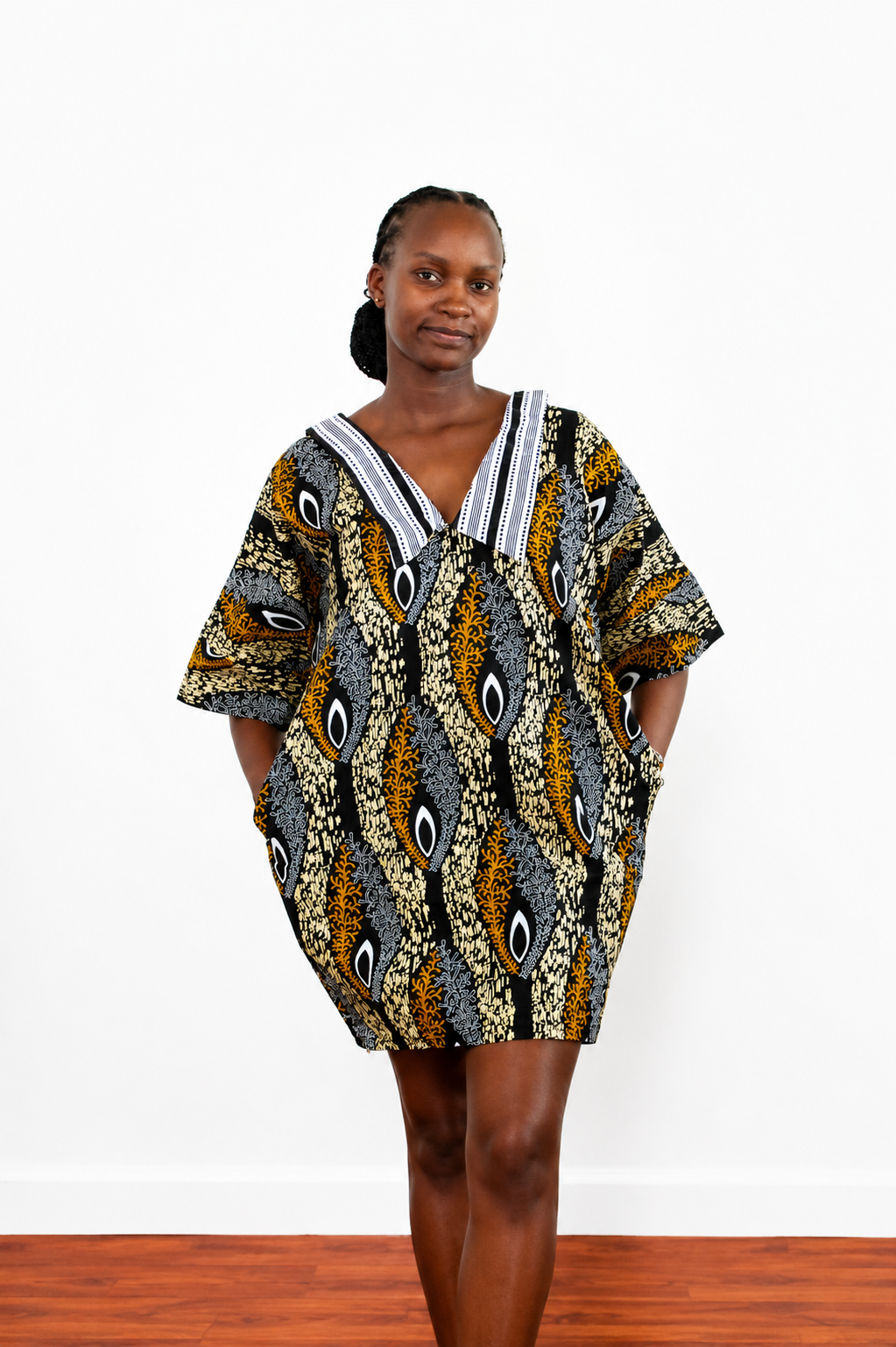 Ankara Short Dress