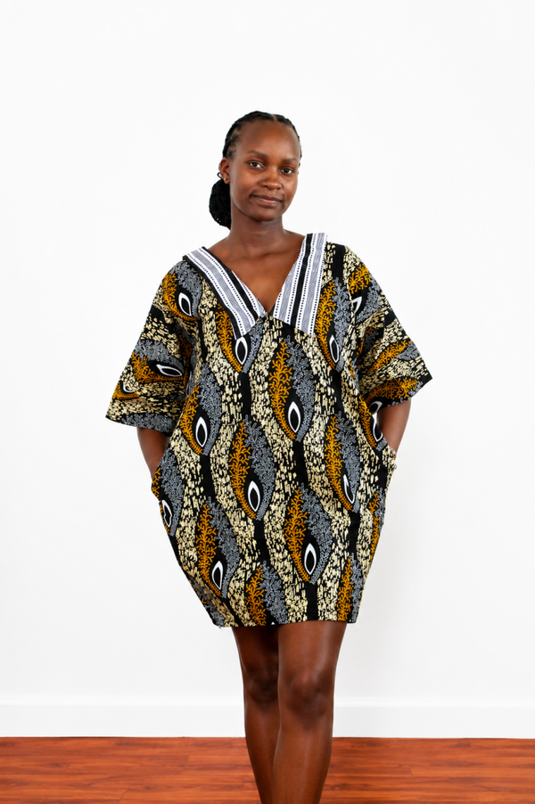 Ankara Short Dress
