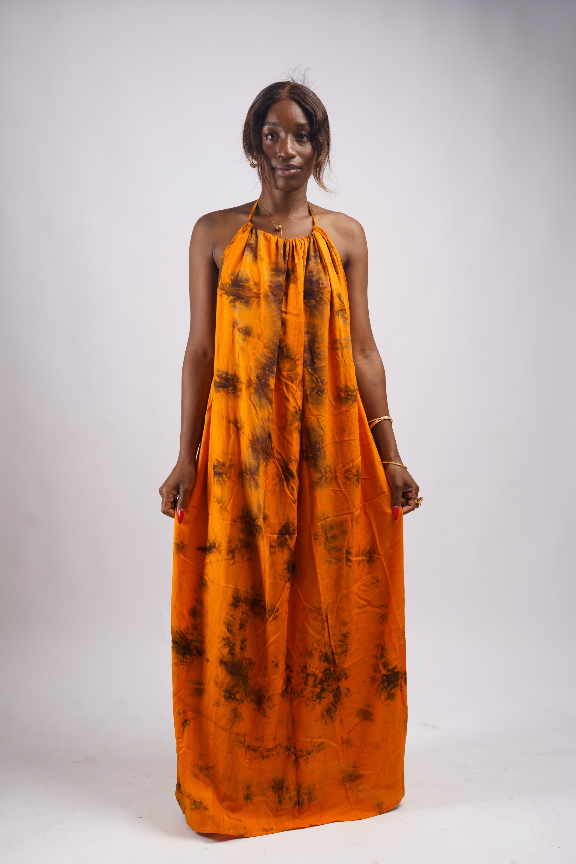 Yellow Backless Dera