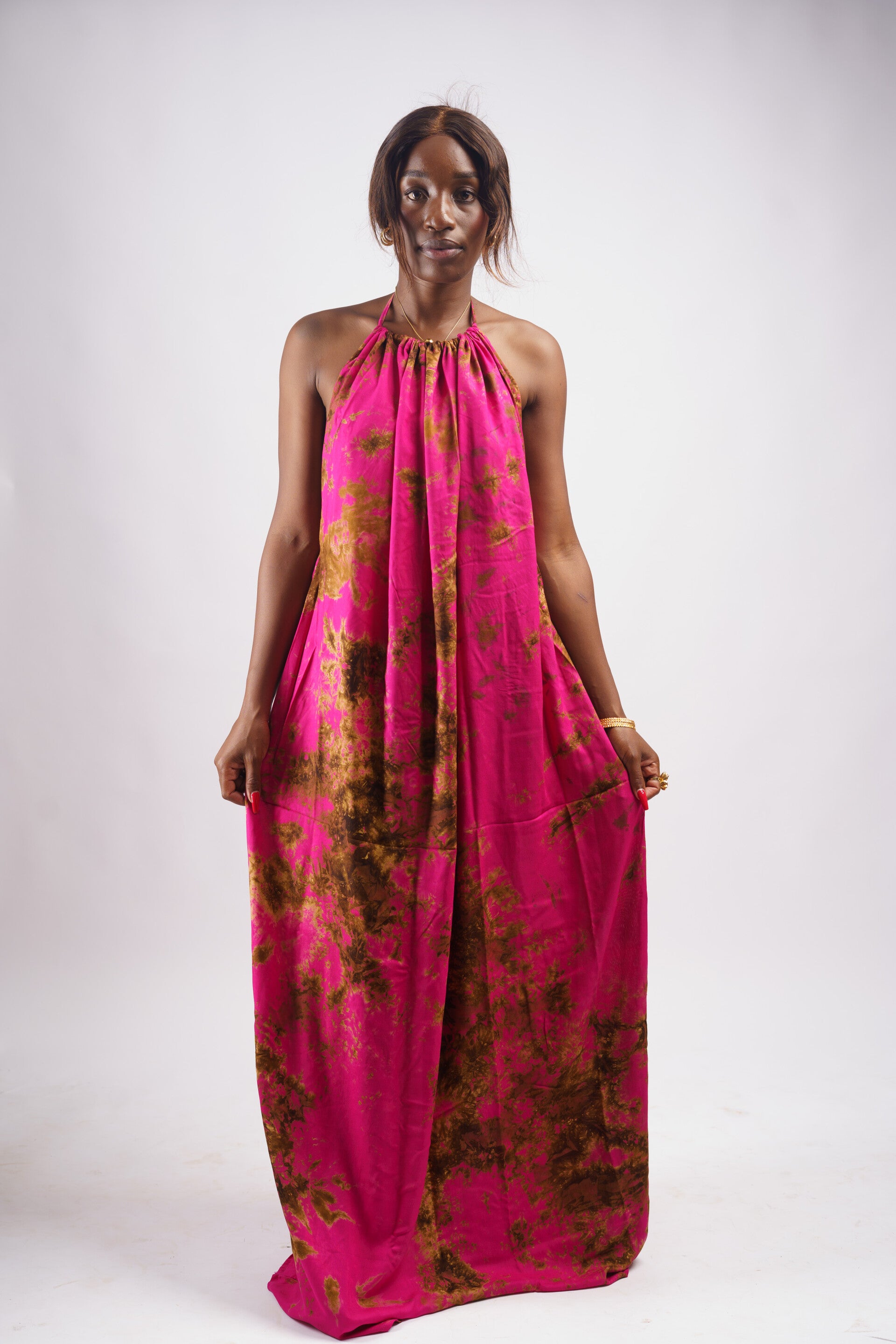 Pink Backless Dera
