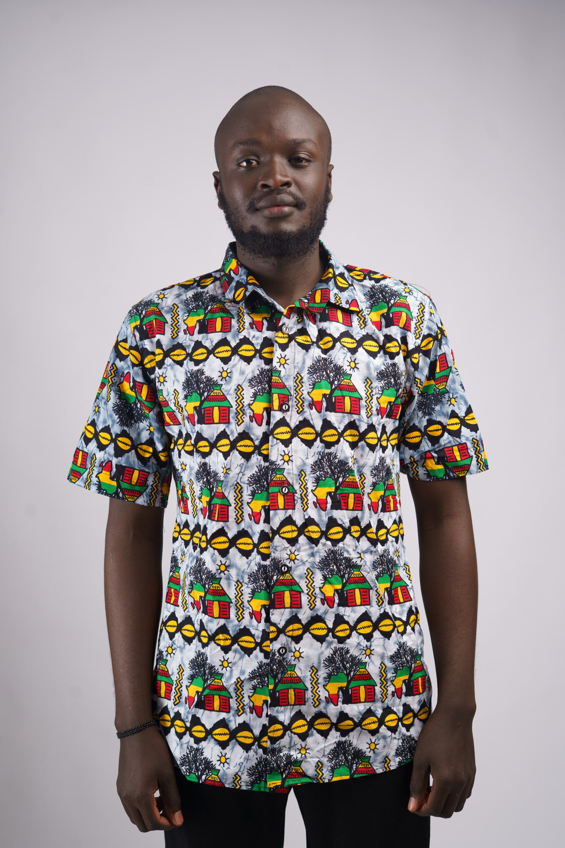 Regea stlyle Men Ankara shirt