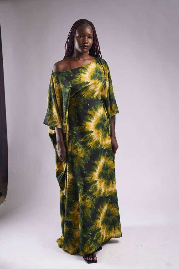 green yellow Kaftan