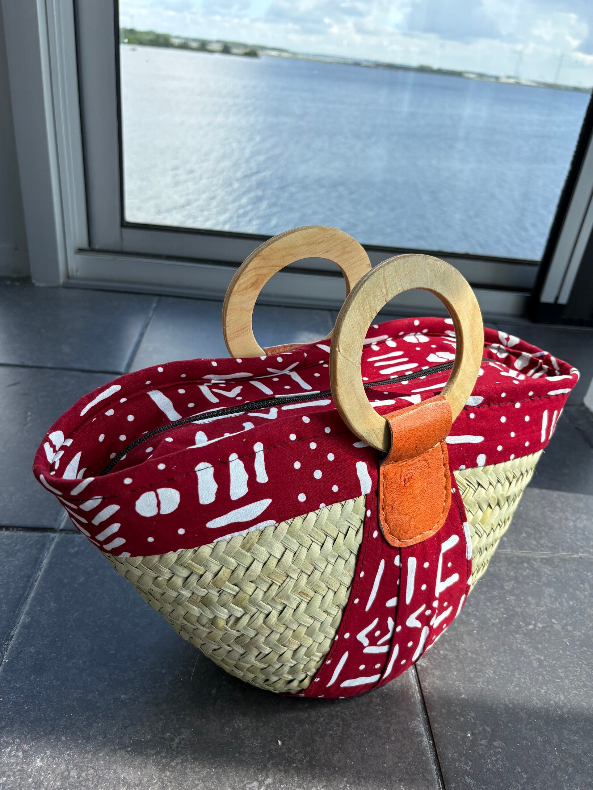 Small Ankara Kikapu