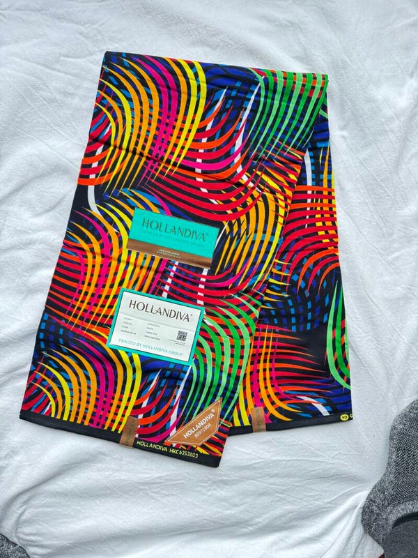 Colourful Ankara fabric