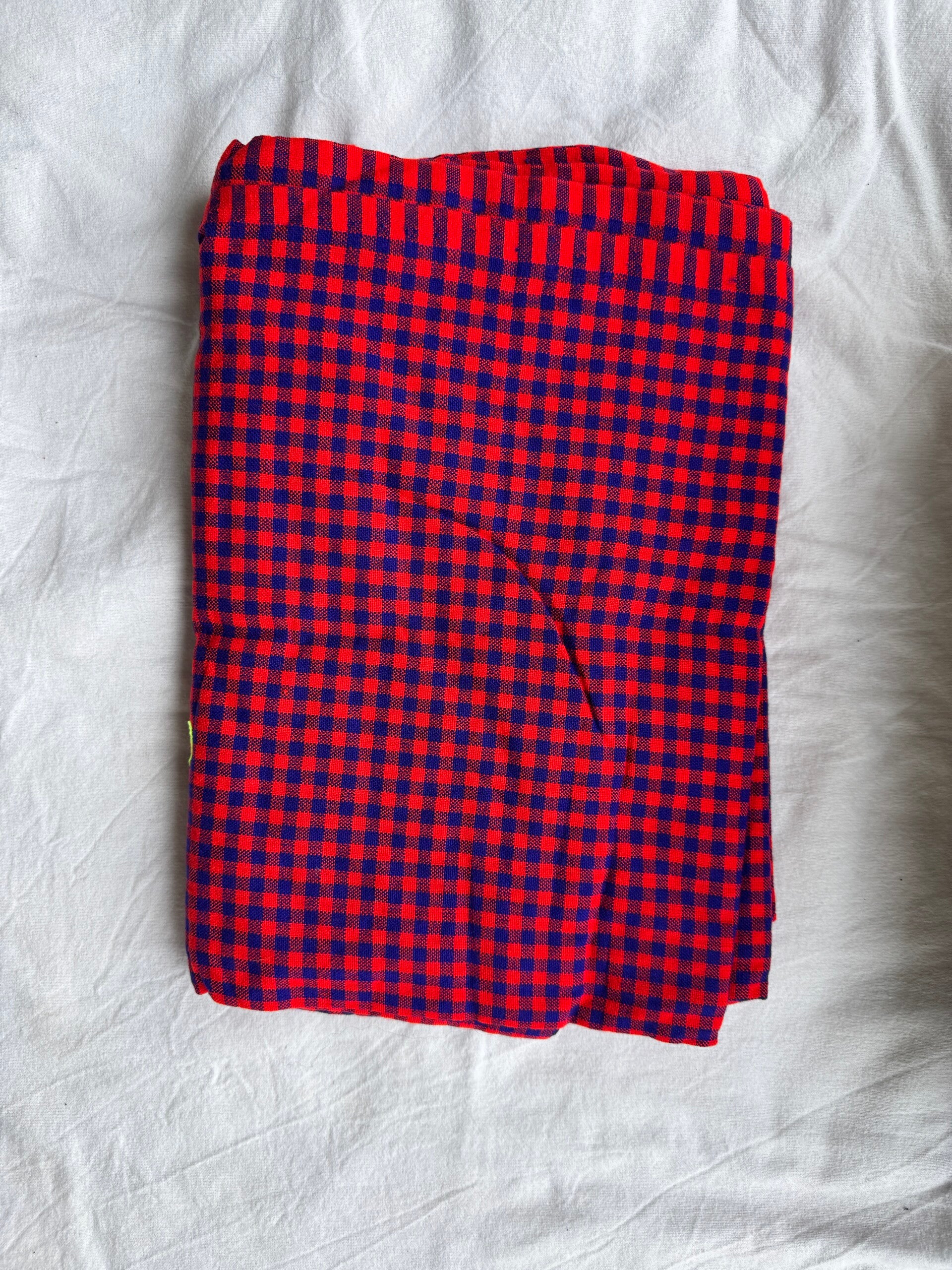 Red and Black Maasai Shuka