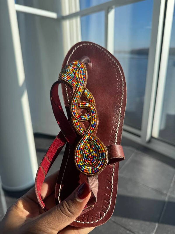 Ladies maasai sandals