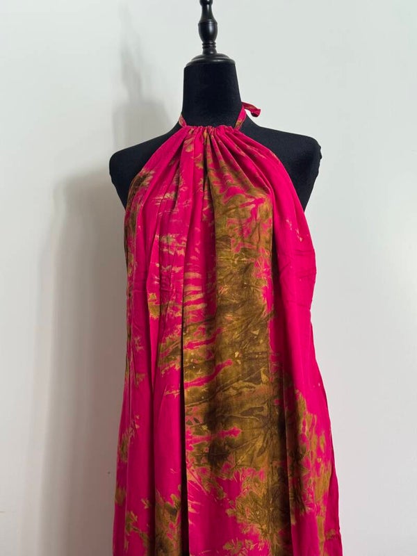 Pink Backless Dera