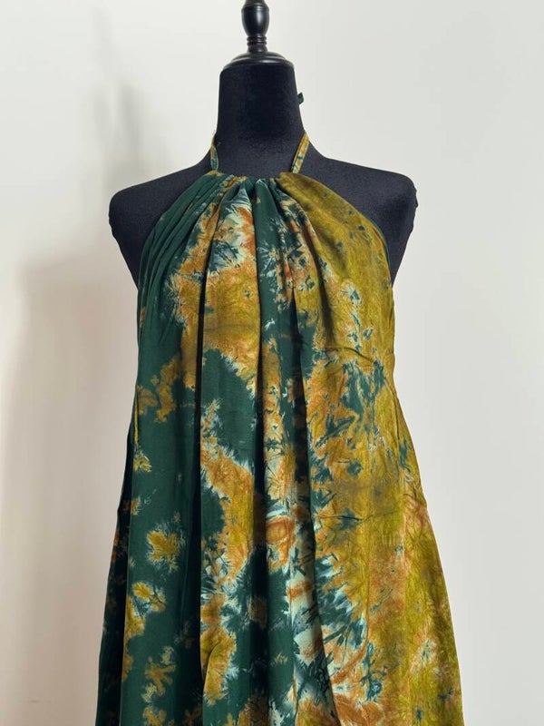 Green Backless Dera