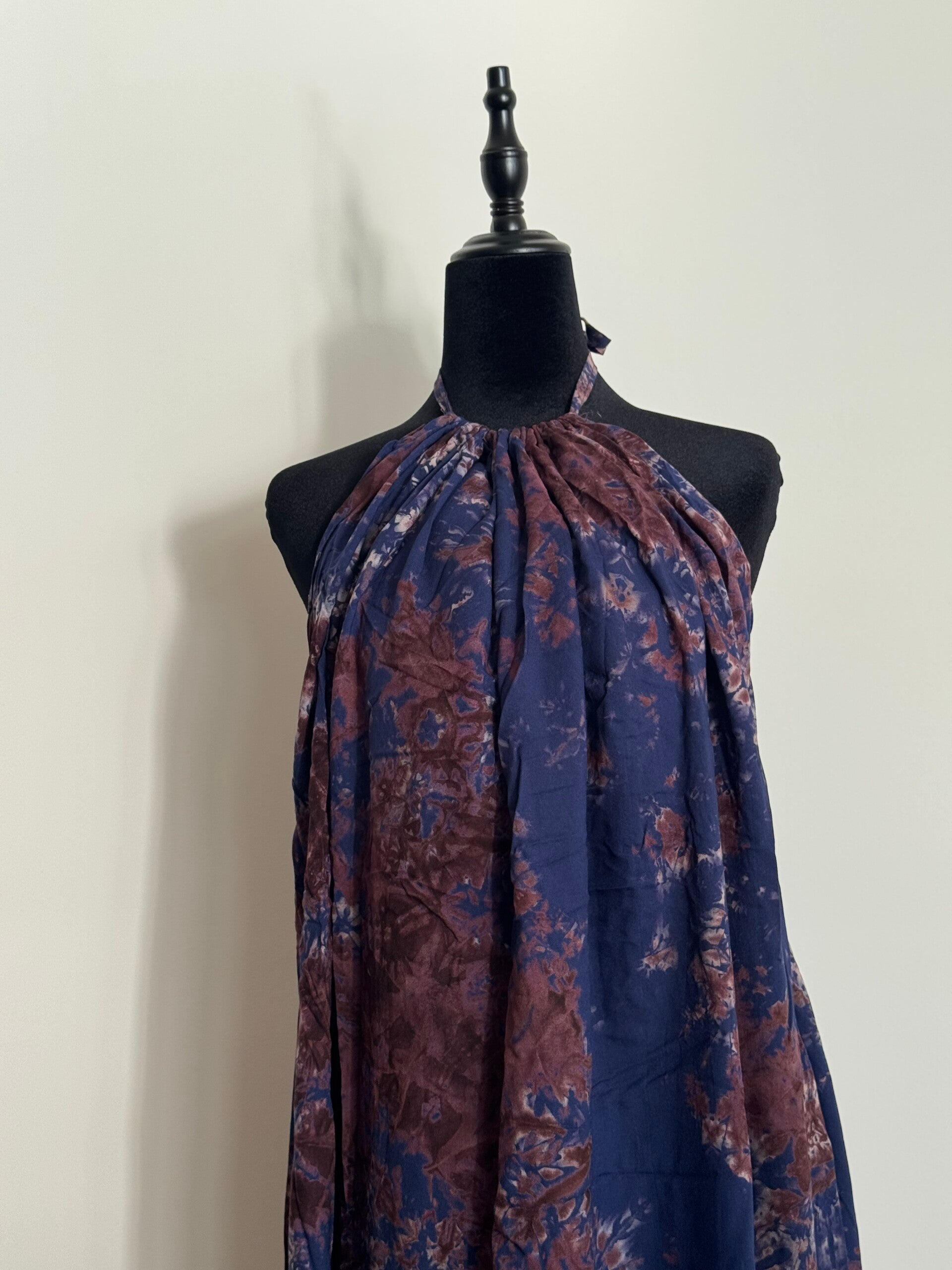Dark Blueish Backless Dera