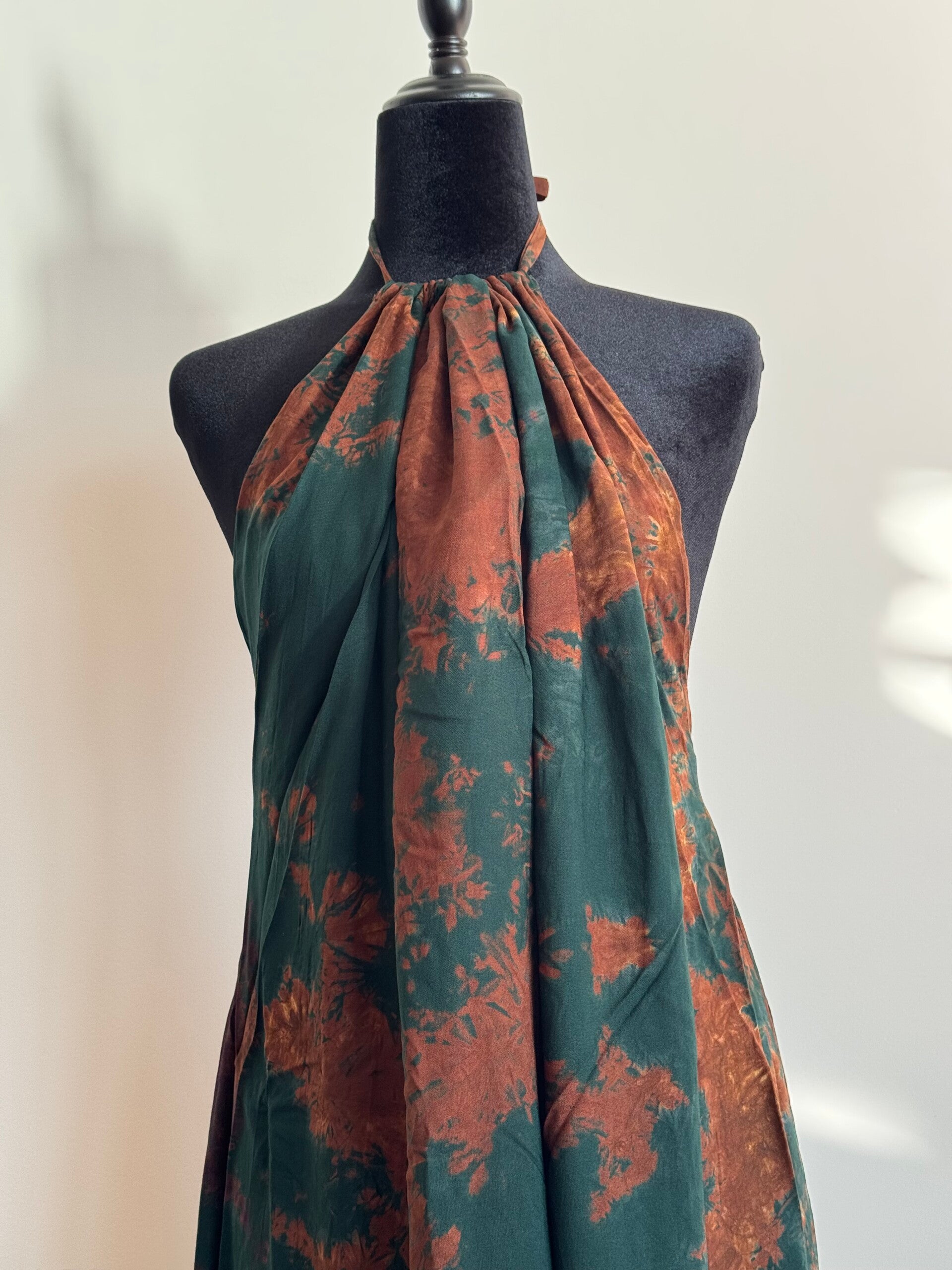 Dark Green backless dera