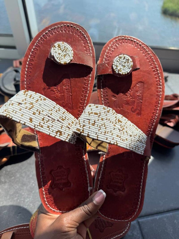 Brown ladies sandals