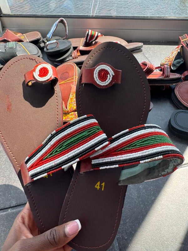 Brown ladies sandals