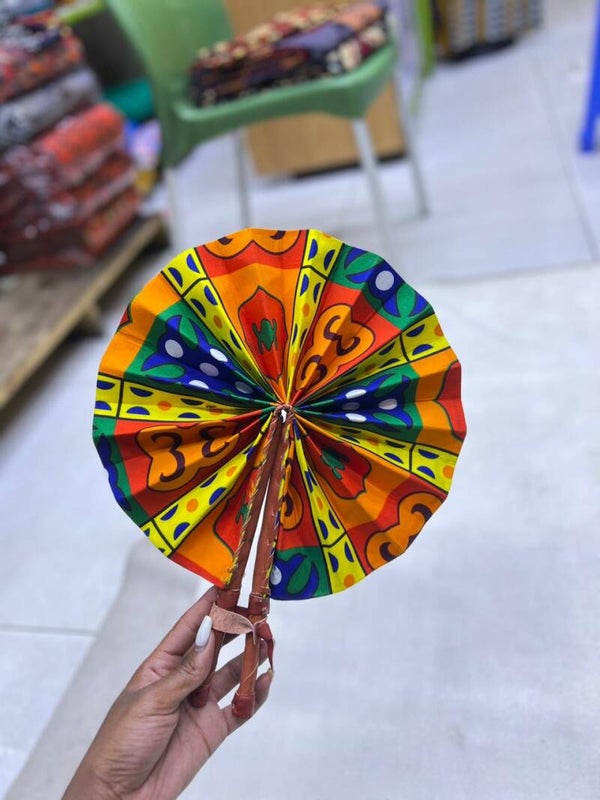 ankara hand fan