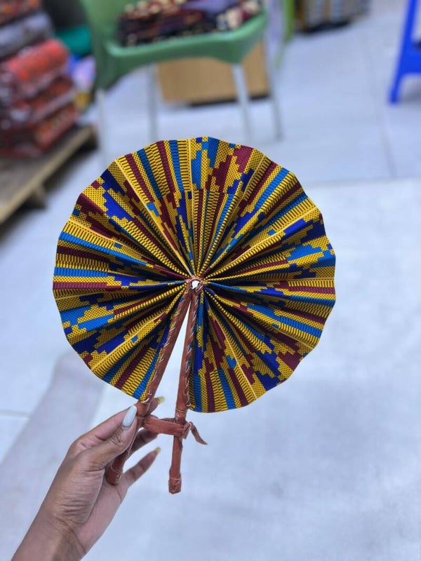 Ankara hand fan