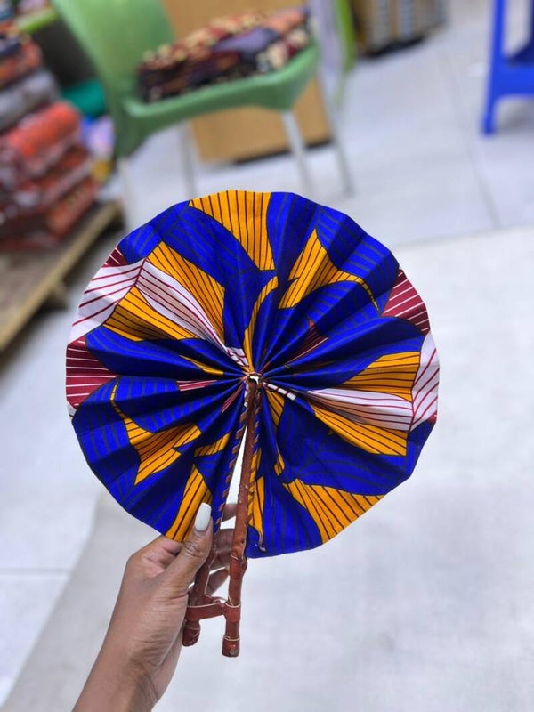 Ankara hand fan