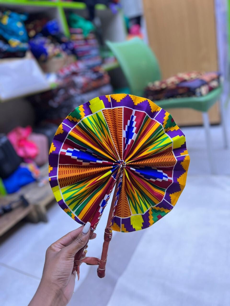 Ankara Hand fan