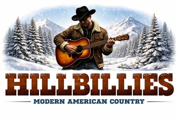 HILLBILLES logo winter