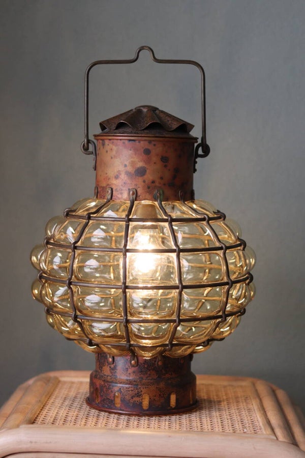 Large decorative ship light, 360 degree globe