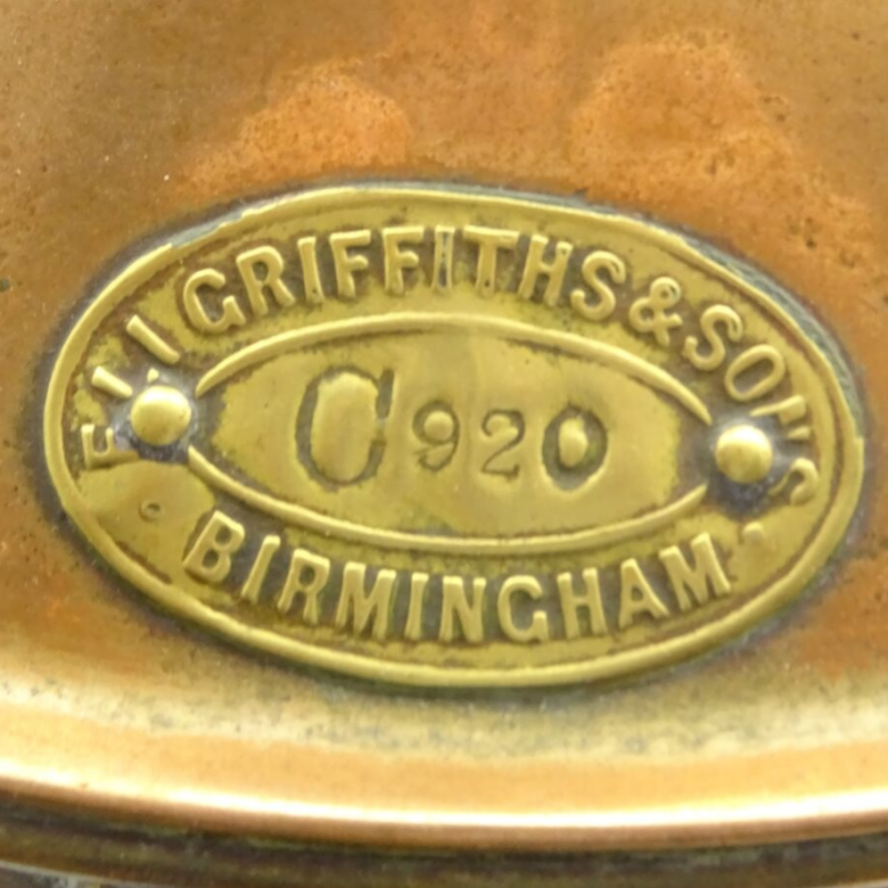 Eli Griffiths & Sons logo on a ship light