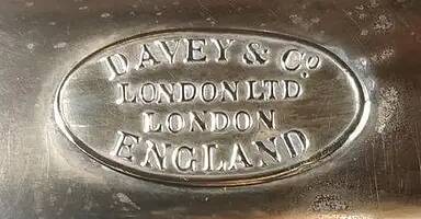 Davey & Co logo on a ship light