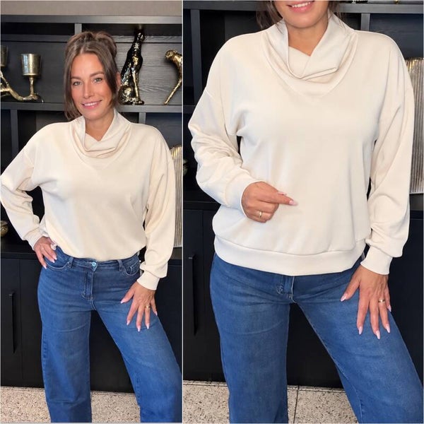 Sweater met stijlvolle col