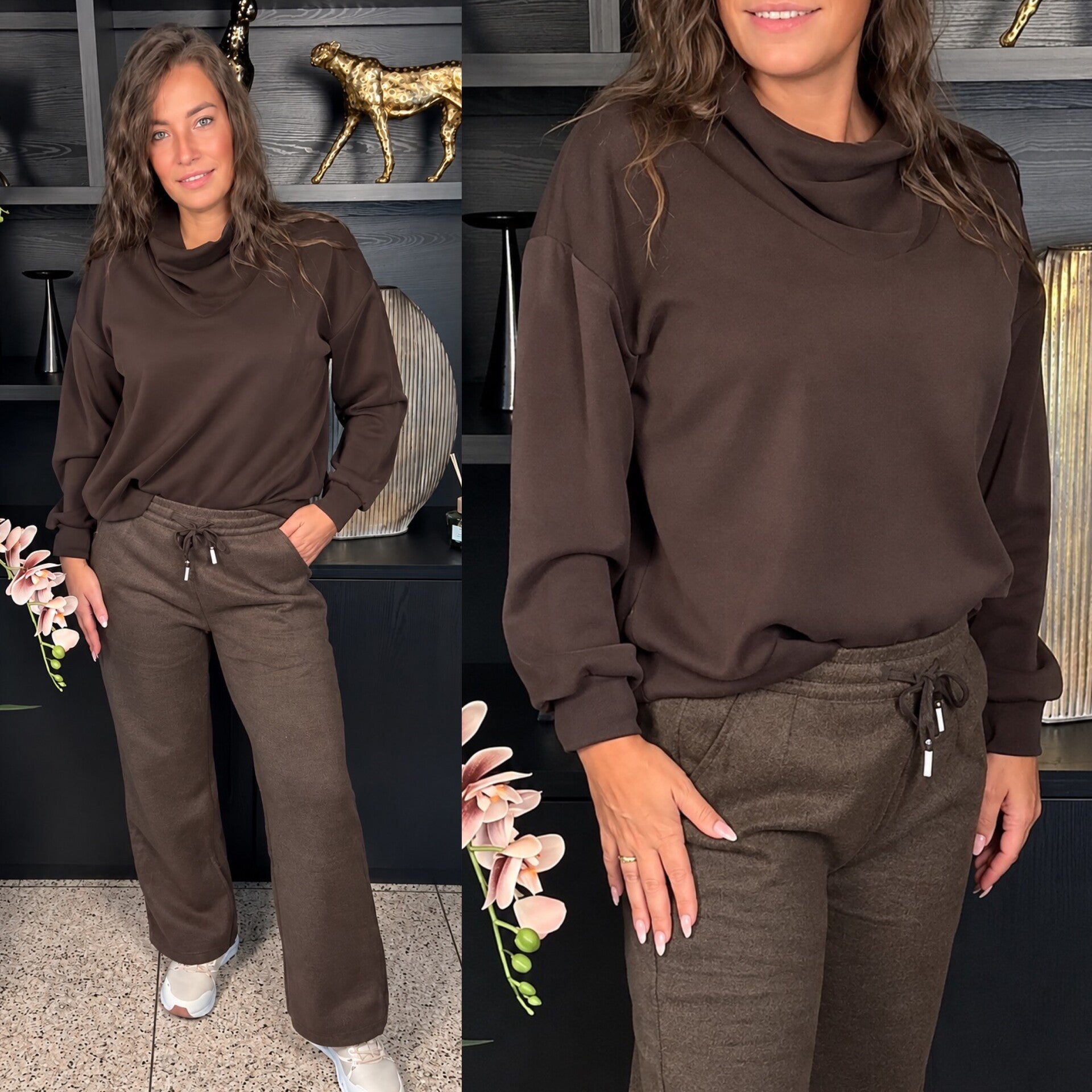 Sweater met stijlvolle col