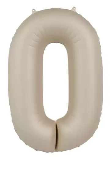 Folie helium ballon XL ; beige 0