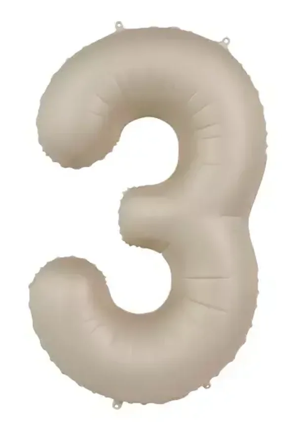 Folie helium ballon XL ; beige 3