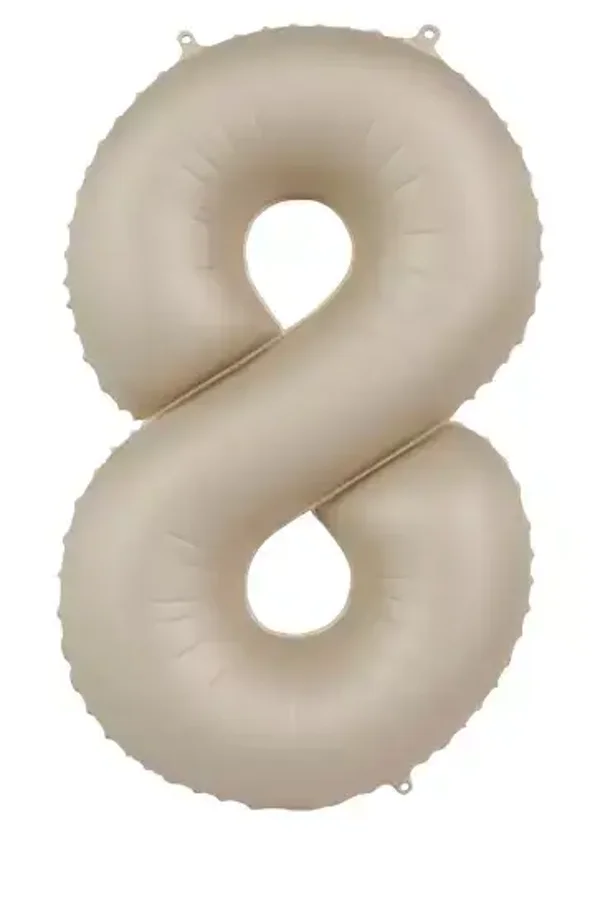 Folie helium ballon XL ; beige 8