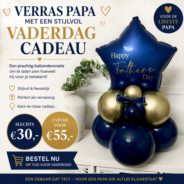 Vaderdag ballonnen gift