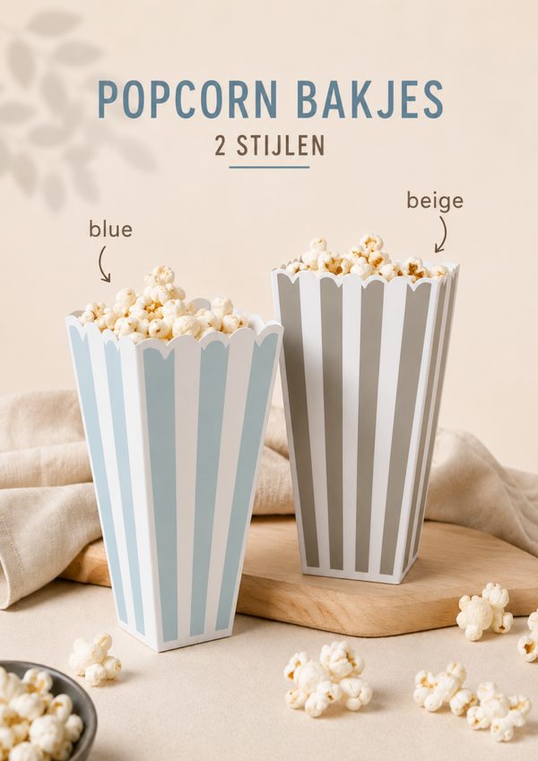 Hard cups popcorn bakjes