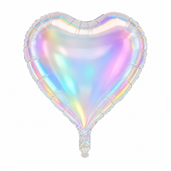 Hart folie ballon holografisch