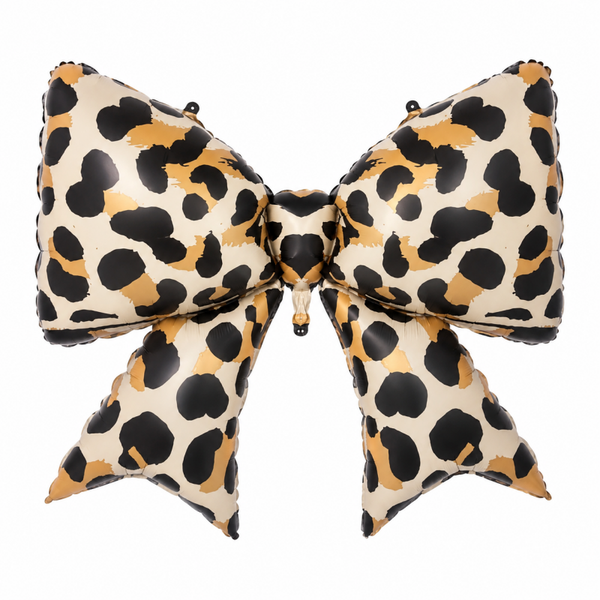 Strik folie ballon panter print