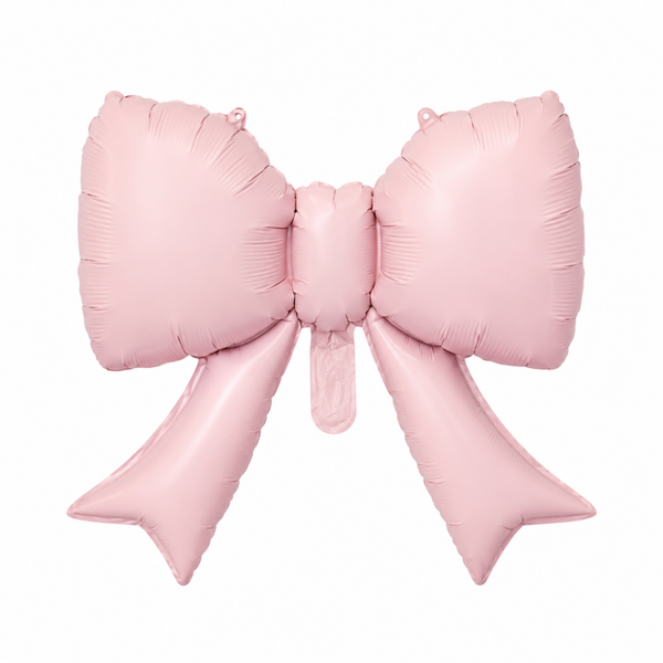 Strik folie ballon mat roze