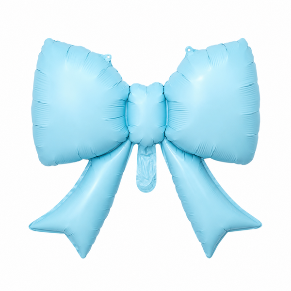 Strik folie ballon mat blauw