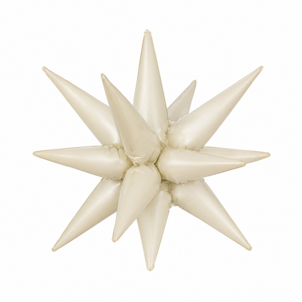 Spike folie ballon beige