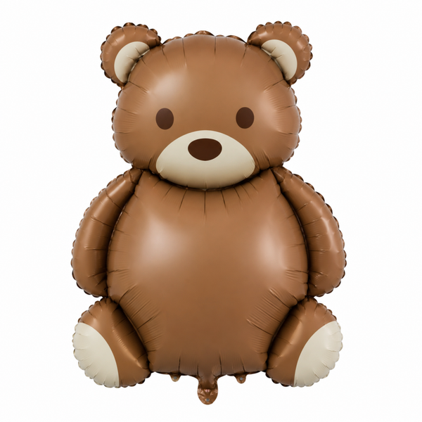 Teddy beer folie ballon bruin