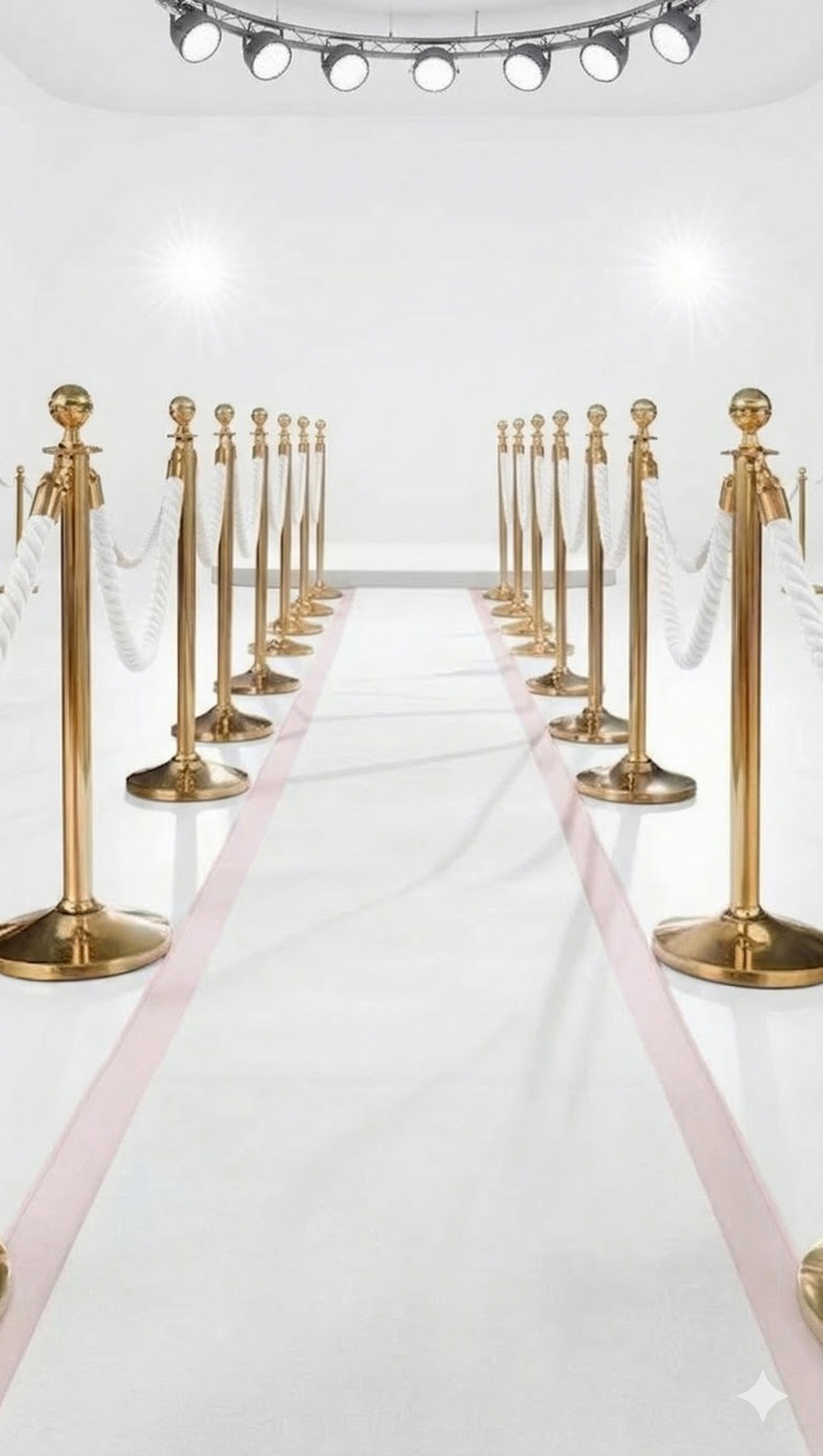 Rode loper palen - afzetpalen