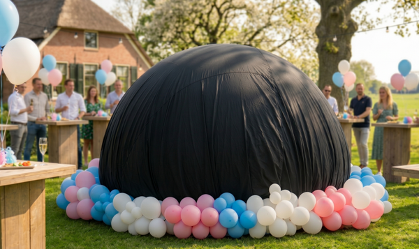 Gender reveal Bubble house